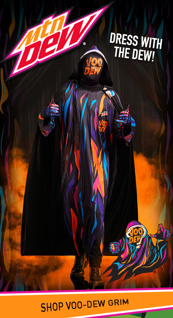 🚨 NEW Mountain Dew costumes! Spirit Halloween